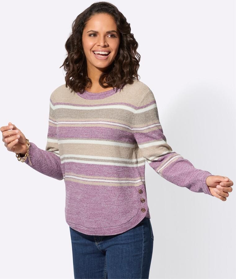 Casual Looks Gebreide trui Gestreepte trui