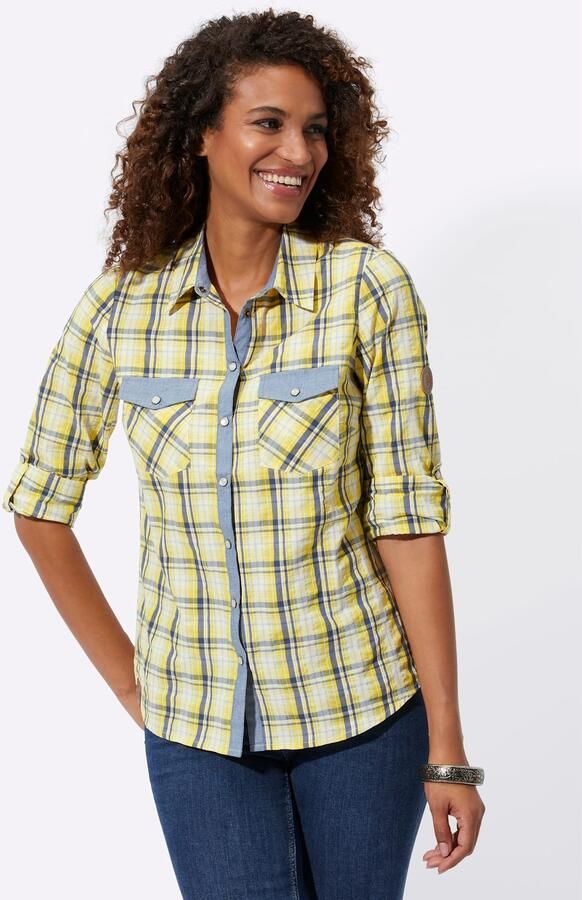 Casual Looks Geruite blouse - Foto 3