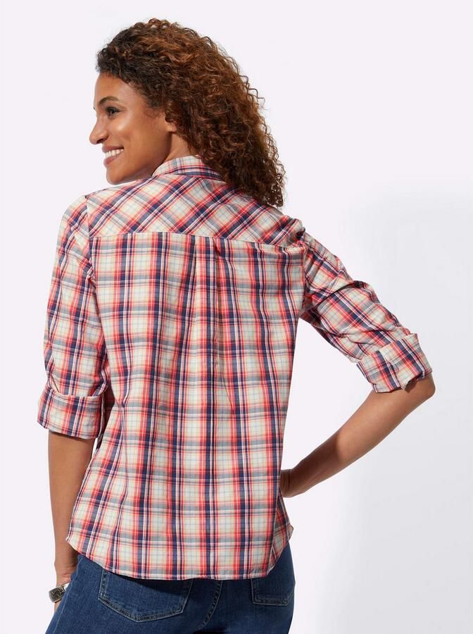 Casual Looks Geruite blouse