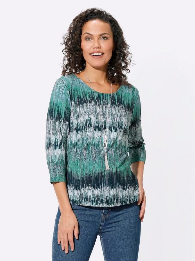 Casual Looks Shirt met 3 4 mouwen Shirt (1-delig)