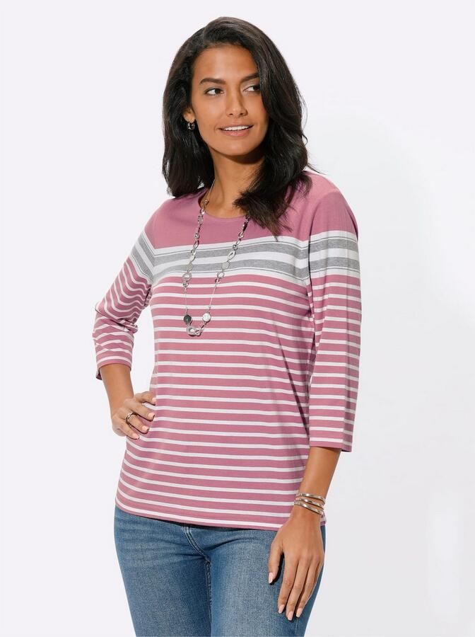 Casual Looks Shirt met 3 4 mouwen Shirt (1-delig)