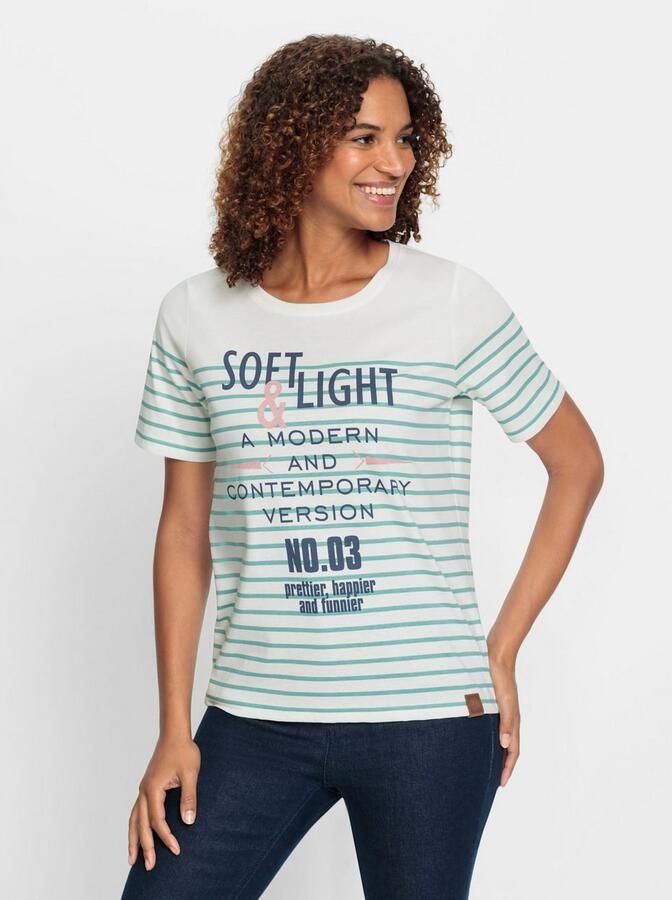 Casual Looks Shirt met korte mouwen (1-delig)