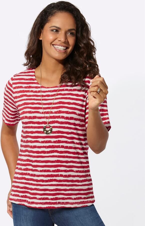 Casual Looks Shirt met korte mouwen Gestreept shirt (1-delig) - Foto 3