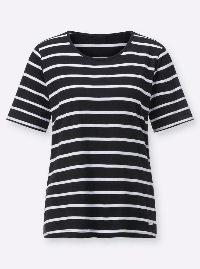 Casual Looks Shirt met korte mouwen Gestreept shirt (1-delig) - Foto 3