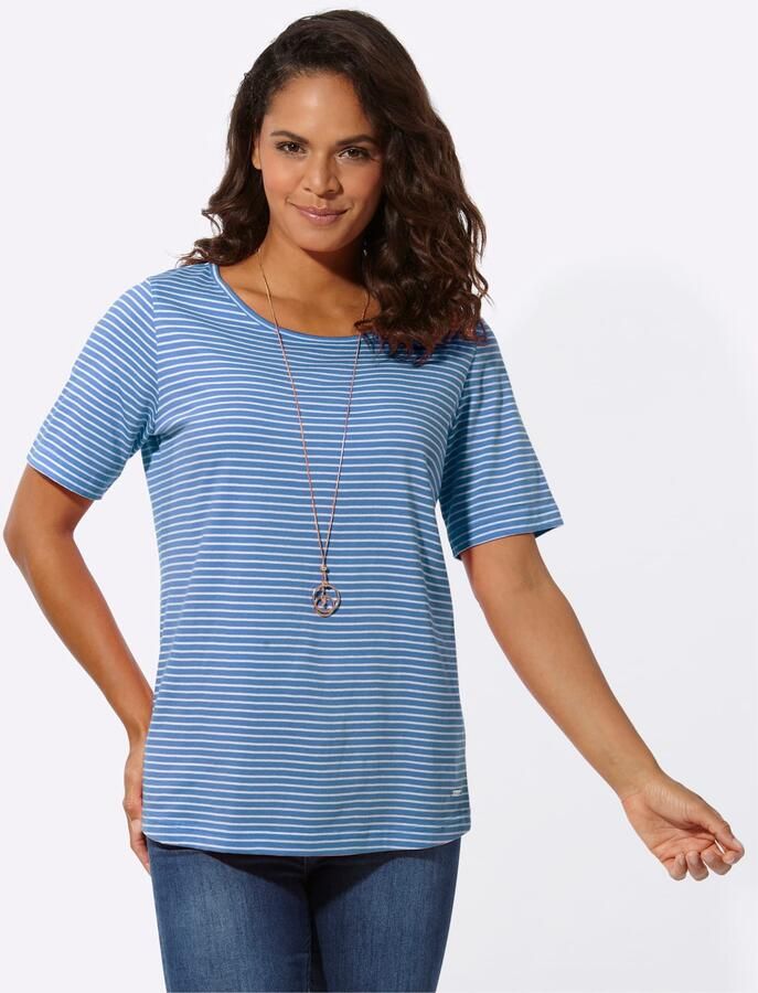 Casual Looks Shirt met korte mouwen Gestreept shirt (1-delig) - Foto 3
