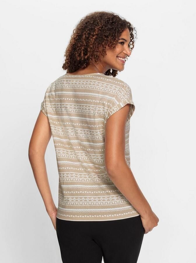 Casual Looks Shirt met print (1-delig)