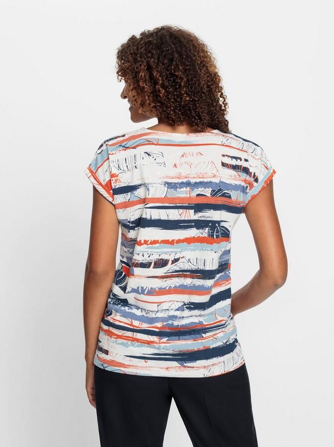 Casual Looks Shirt met print (1-delig)