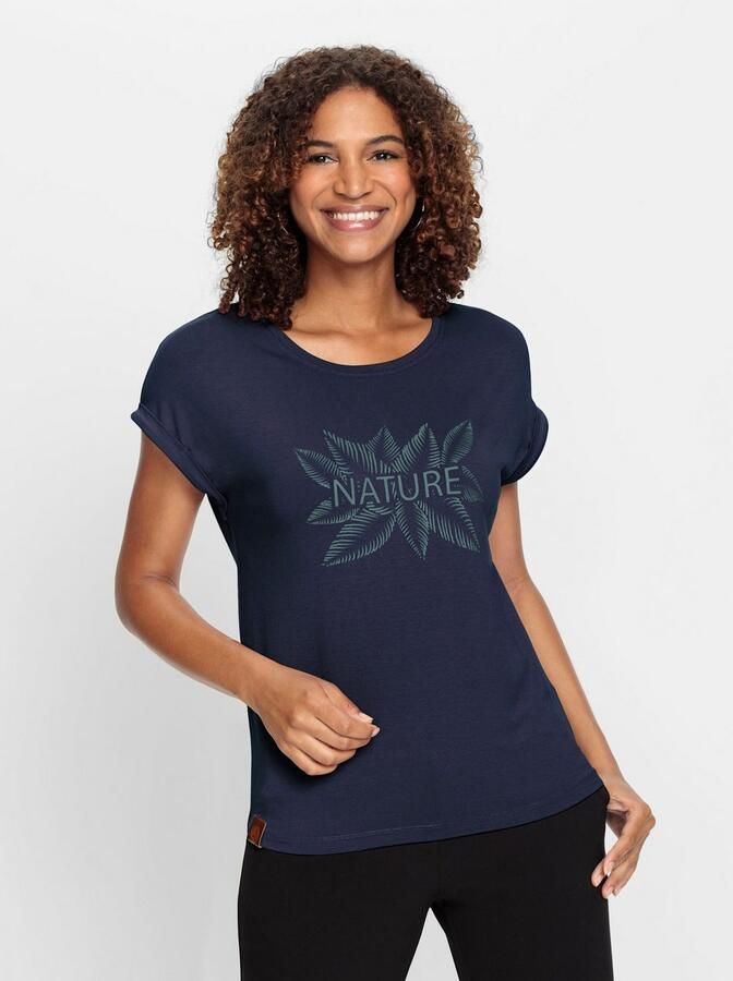 Casual Looks Shirt met print Shirt (1-delig)