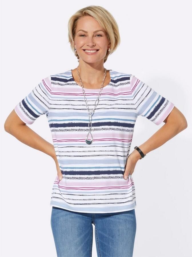 Casual Looks Shirt met ronde hals Shirt (1-delig)