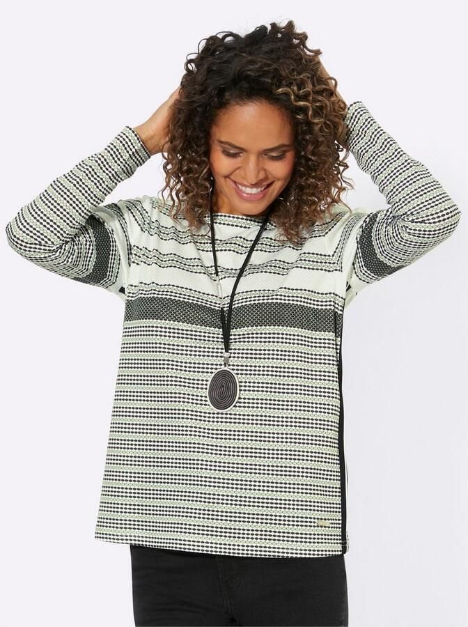 Casual Looks Shirt met ronde hals Shirt (1-delig)