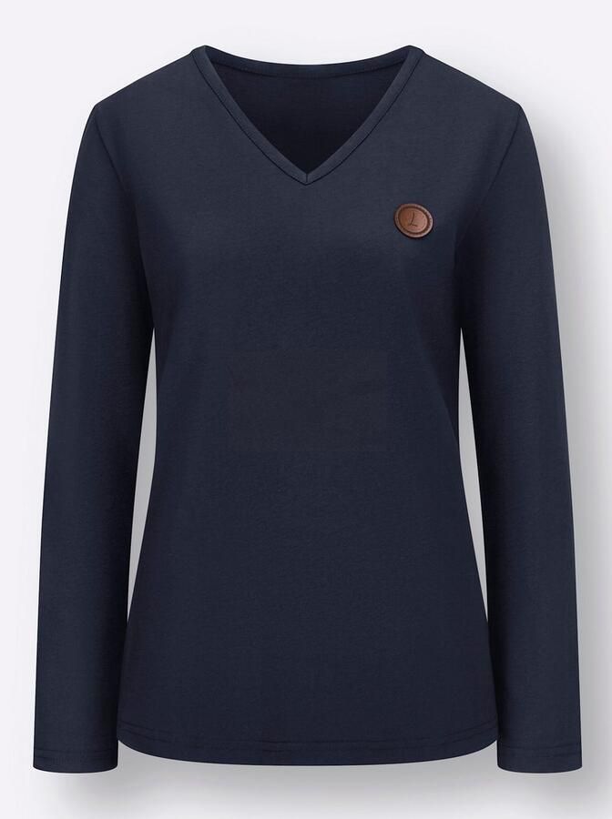 Casual Looks Shirt met V-hals Shirt (1-delig) - Foto 2