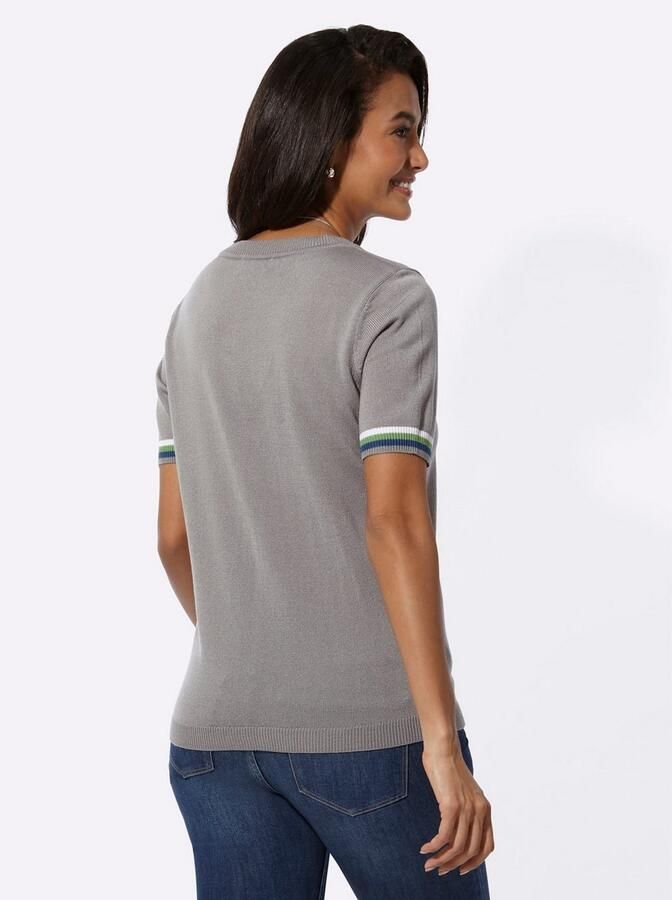 Casual Looks Trui met korte mouwen Trui met ronde hals