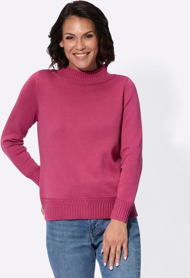 Casual Looks Trui met staande kraag Trui met opstaande kraag