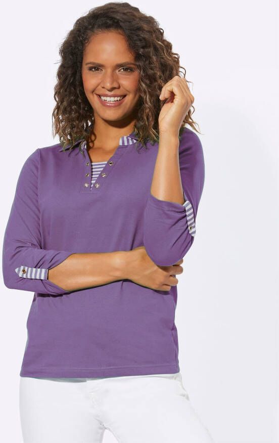 Casual Looks Shirt met 3 4-mouwen Shirt (1-delig)