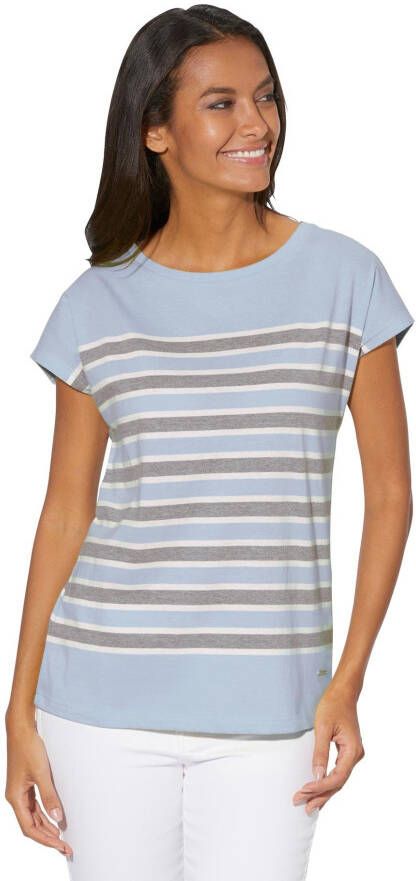 Casual Looks T-shirt Gestreept shirt (1-delig)