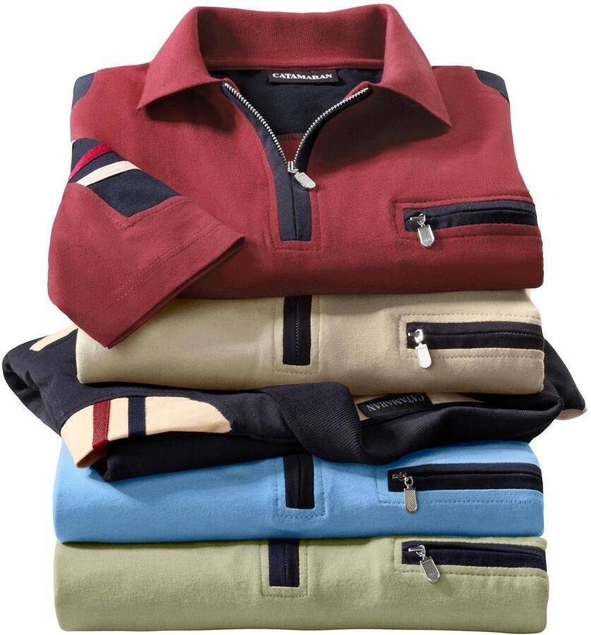 Catamaran Poloshirt met korte mouwen (1-delig)