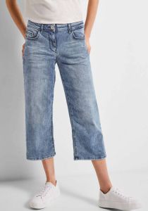 Cecil 3 4 jeans met gestreept patroon