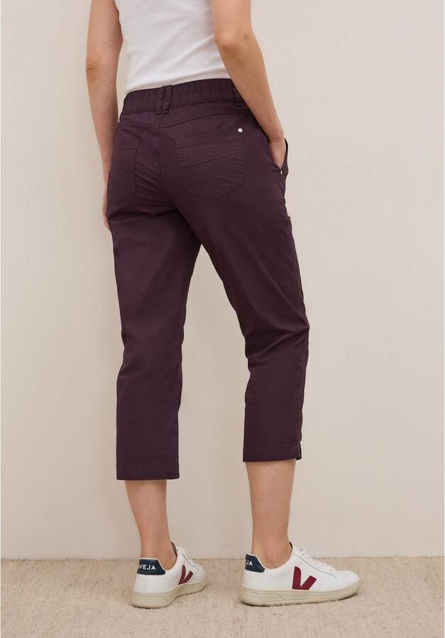 Cecil 3 4 broek Stijl New York met elastische band en insteekzakken