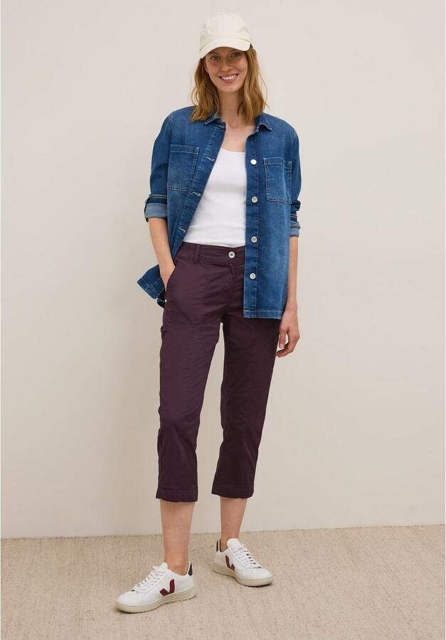 Cecil 3 4 broek Stijl New York met elastische band en insteekzakken - Foto 3