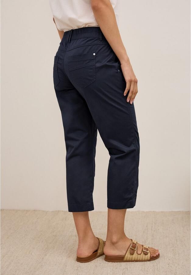 Cecil 3 4 broek Stijl New York met elastische band en insteekzakken