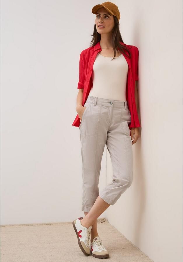 Cecil 3 4 broek Stijl New York met elastische band en insteekzakken - Foto 5