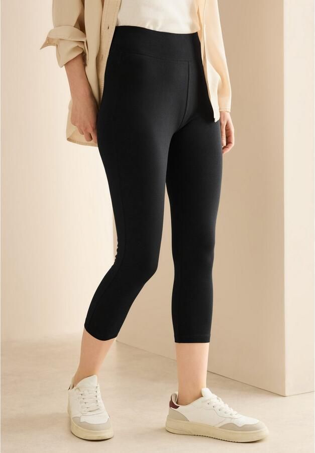 Cecil 3 4 legging Capri met stretch en elastische band - Foto 3