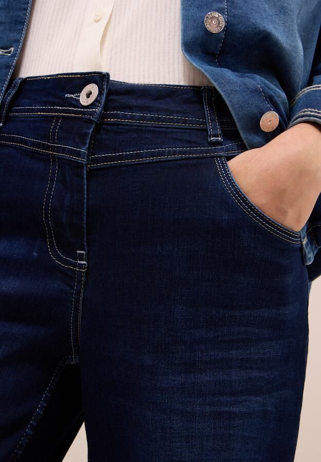 Cecil 7 8 jeans Style CE_Neele Loose Fit met modieuze wijde pijpen - Foto 2