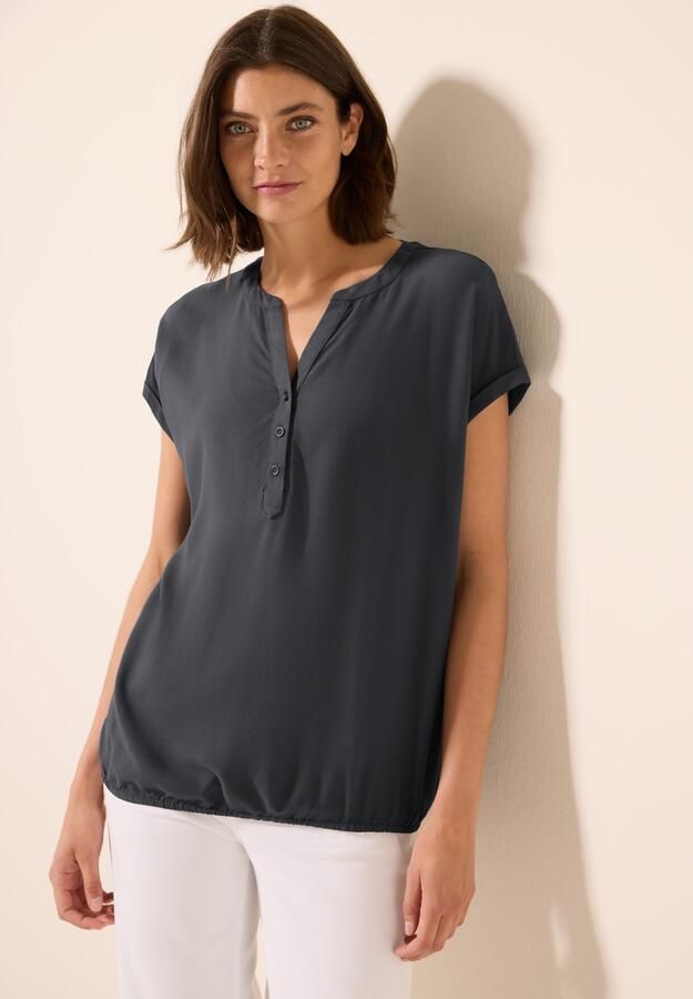 Cecil Blouse met korte mouwen met gesplitste halslijn en knoopsluiting - Foto 7