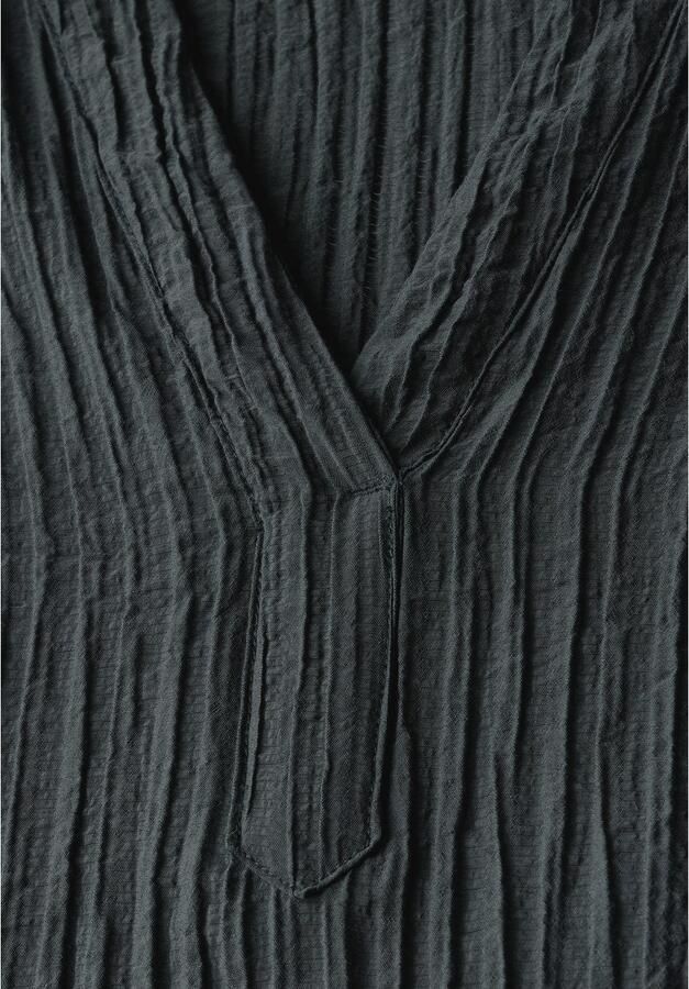 Cecil Blouse met korte mouwen met gesplitste halslijn en streepstructuur - Foto 2