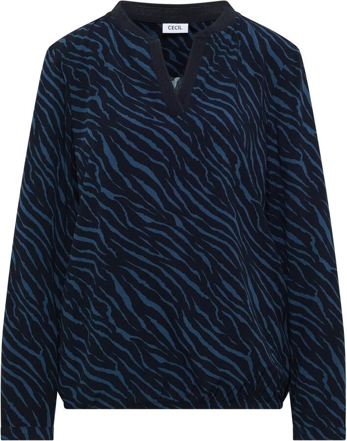 Cecil Blouse met lange mouwen met all-over zebraprint - Foto 2