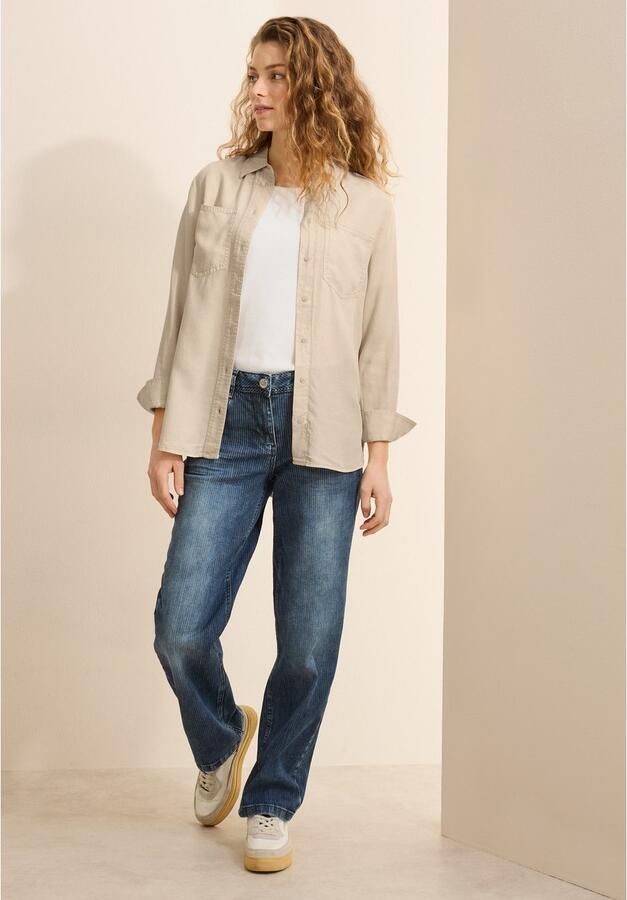 Cecil Blouse met lange mouwen met borstzakken - Foto 4