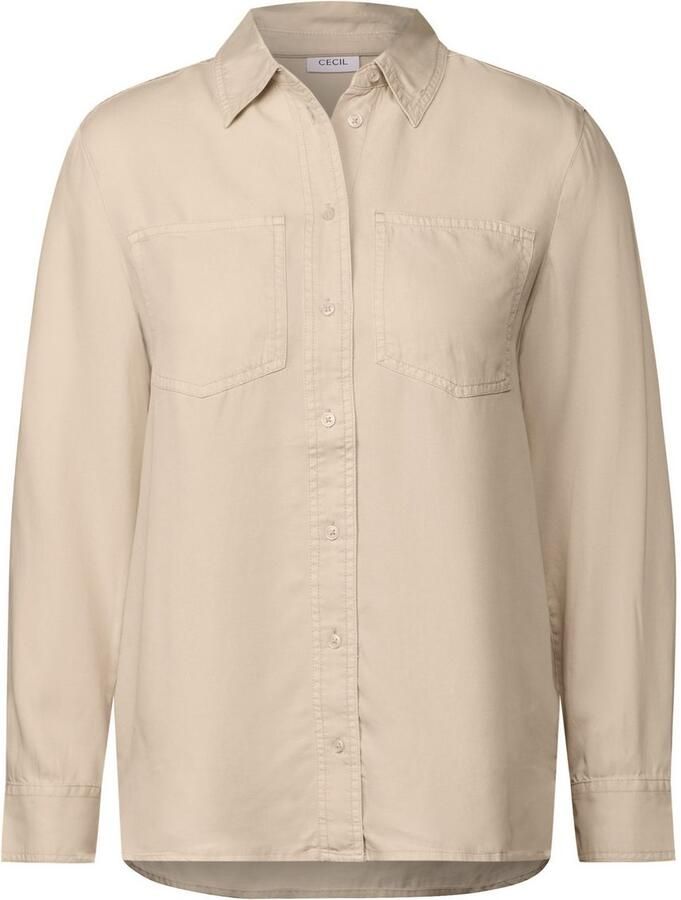 Cecil Blouse met lange mouwen met borstzakken