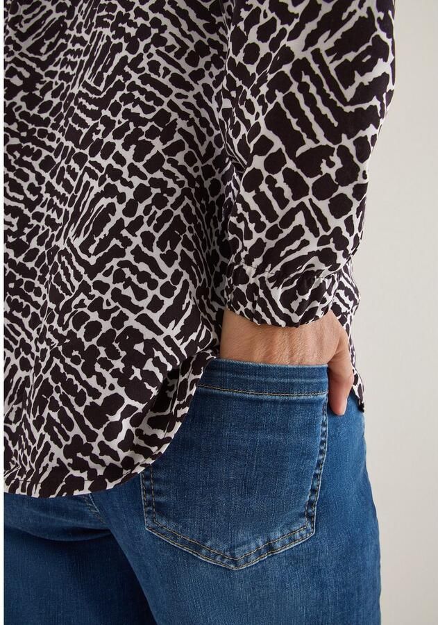 Cecil Blouse met lange mouwen met grafisch patroon - Foto 3