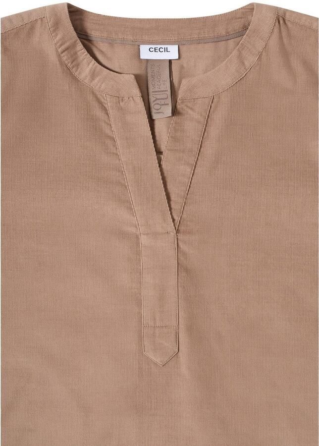 Cecil Blouse zonder sluiting in zachtere corduroy structuur van puur katoen - Foto 2