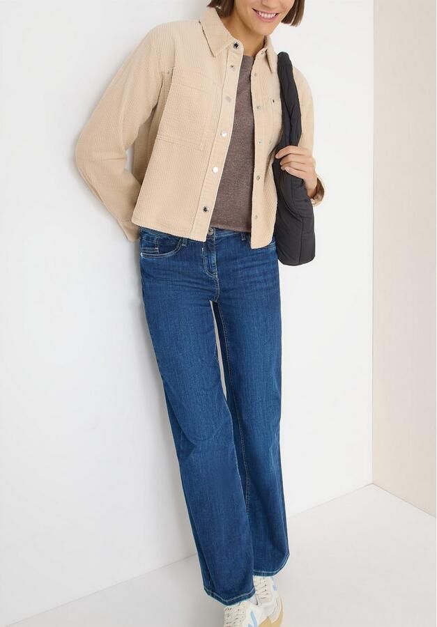 Cecil Blousejasje Overshirt met knoopsluiting Corduroy - Foto 3