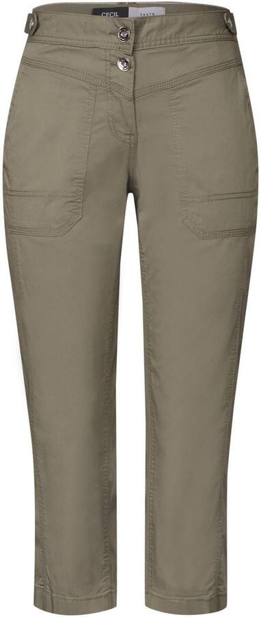 Cecil Capribroek Stijl New York Zomerbroek met knoopdetails op de band - Foto 6