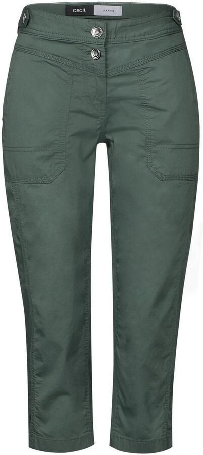 Cecil Capribroek Stijl New York Zomerbroek met knoopdetails op de band - Foto 6