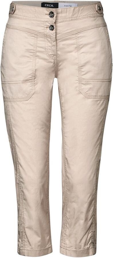 Cecil Capribroek Stijl New York Zomerbroek met knoopdetails op de band - Foto 5