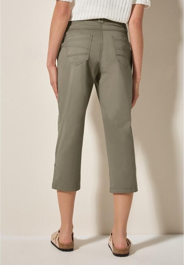 Cecil Capribroek Stijl New York Zomerbroek met knoopdetails op de band - Foto 4