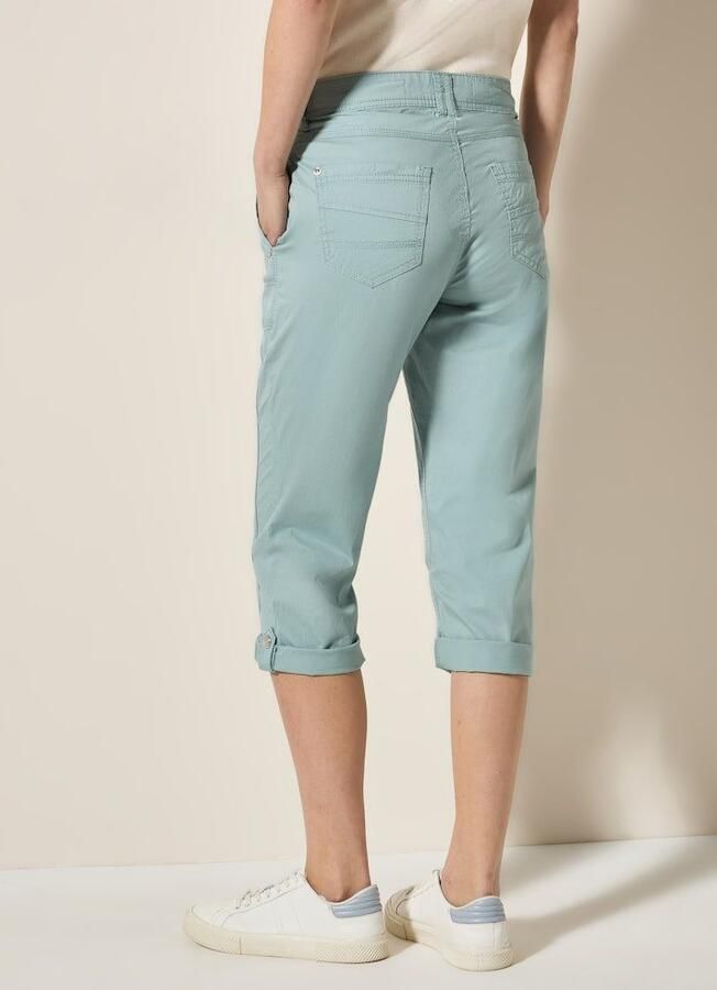 Cecil Capribroek Stijl New York Zomerbroek met knoopdetails op de band - Foto 7