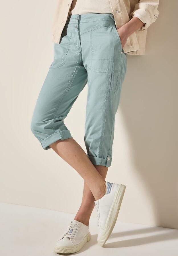 Cecil Capribroek Stijl New York Zomerbroek met knoopdetails op de band - Foto 2