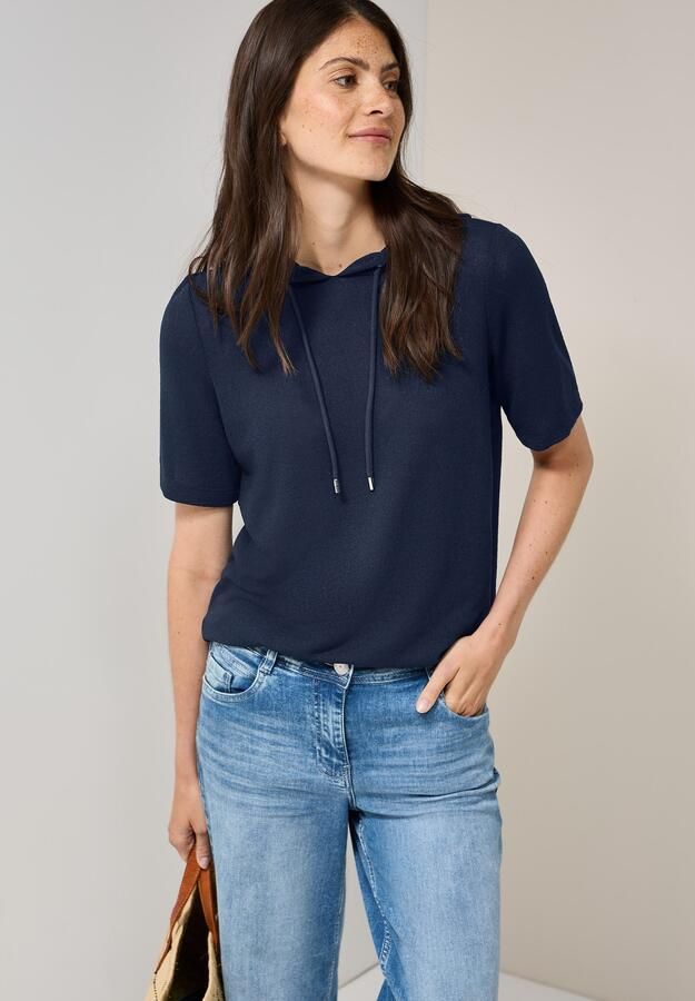 Cecil Capuchonshirt met een fijne structuur - Foto 7