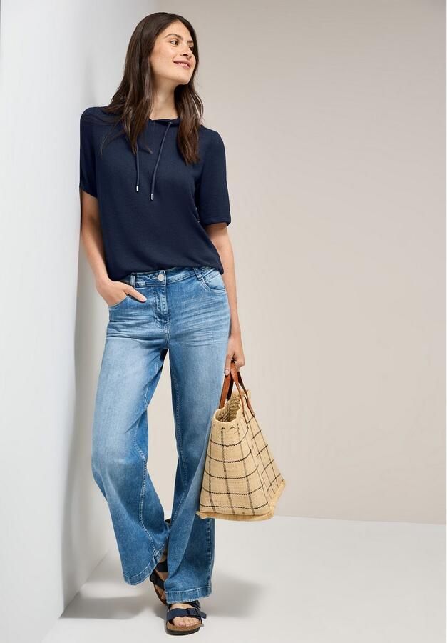 Cecil Capuchonshirt met een fijne structuur - Foto 4