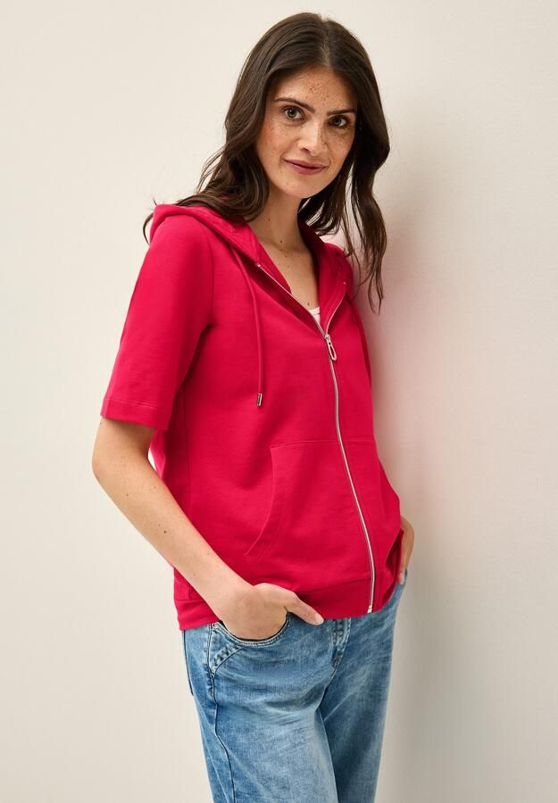 Cecil Capuchonsweatvest korte mouw met koord - Foto 7