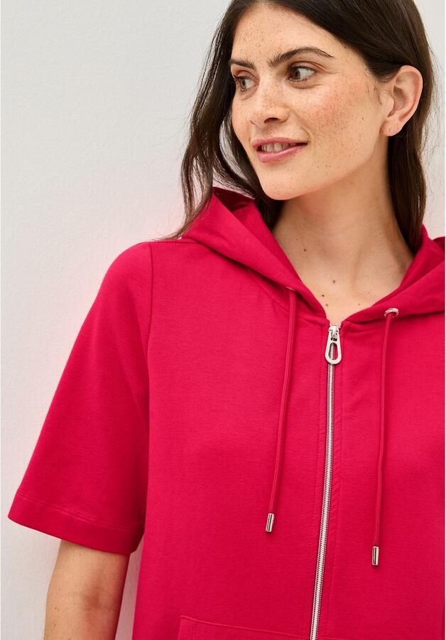 Cecil Capuchonsweatvest korte mouw met koord - Foto 3