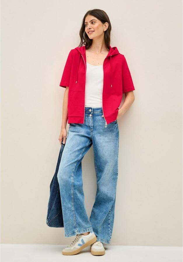 Cecil Capuchonsweatvest korte mouw met koord - Foto 5