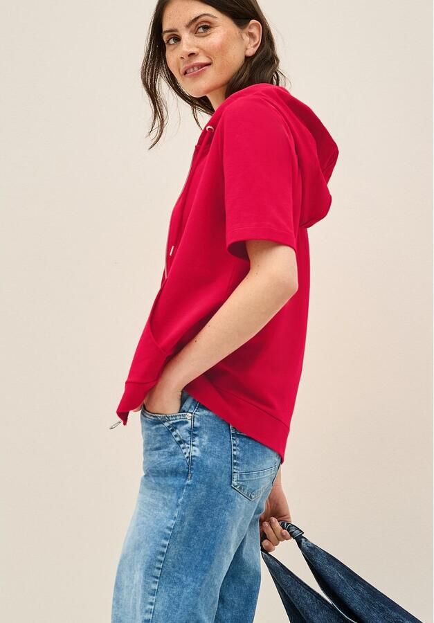 Cecil Capuchonsweatvest korte mouw met koord - Foto 6