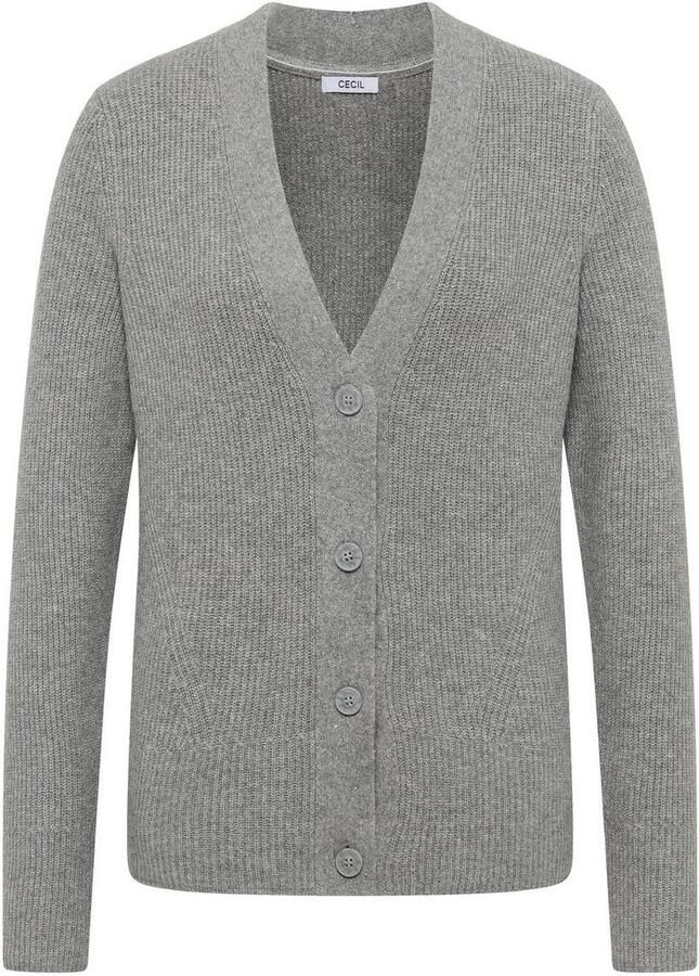 Cecil Cardigan met structuurdetail en knoopsluiting