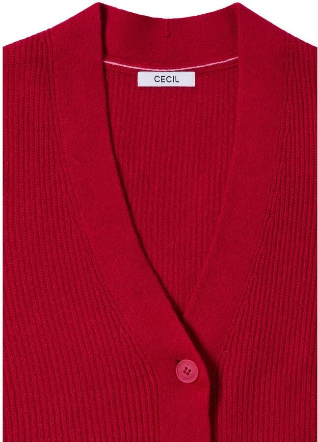 Cecil Cardigan met structuurdetail en knoopsluiting