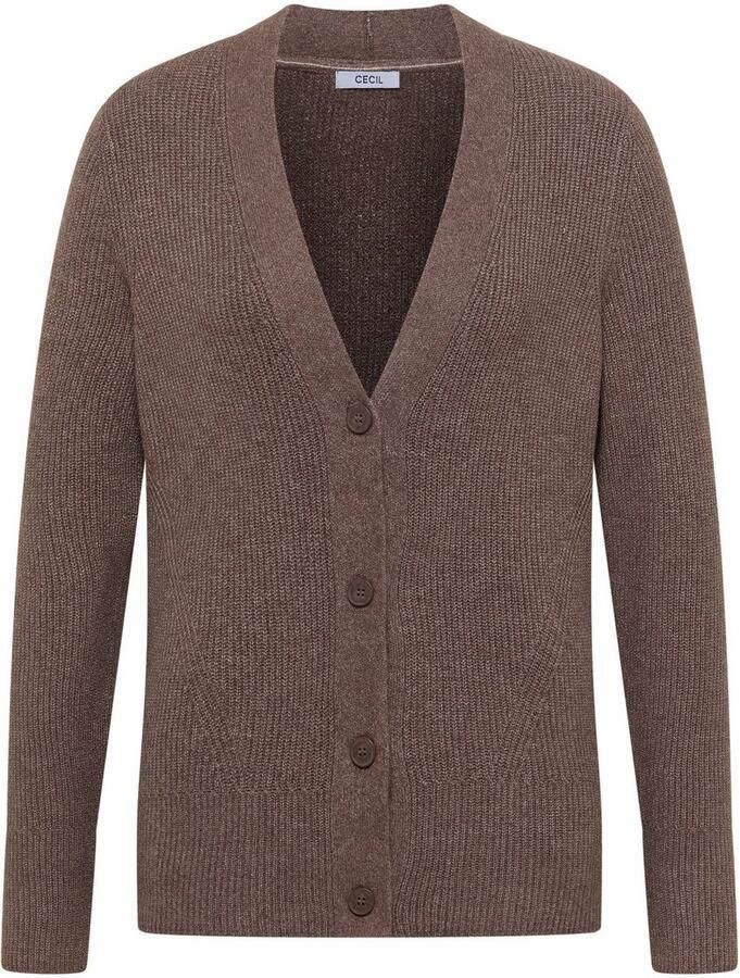 Cecil Cardigan met structuurdetail en knoopsluiting